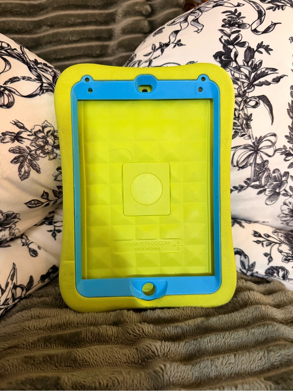 Amazon Lime Green and Blue Kids Tablet Silicone Case